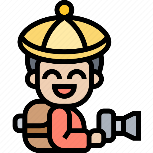 Photographer, traveler, backpacker, adventure, holiday icon - Download on Iconfinder