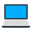 laptop, minicomputer, screen, display, pc 