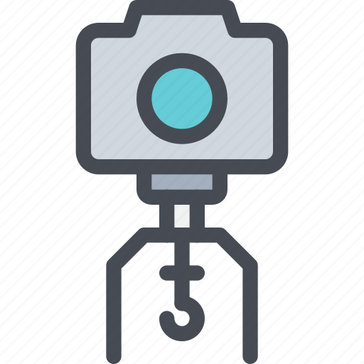 Cam, camera, device, media, photography, tripod icon - Download on Iconfinder