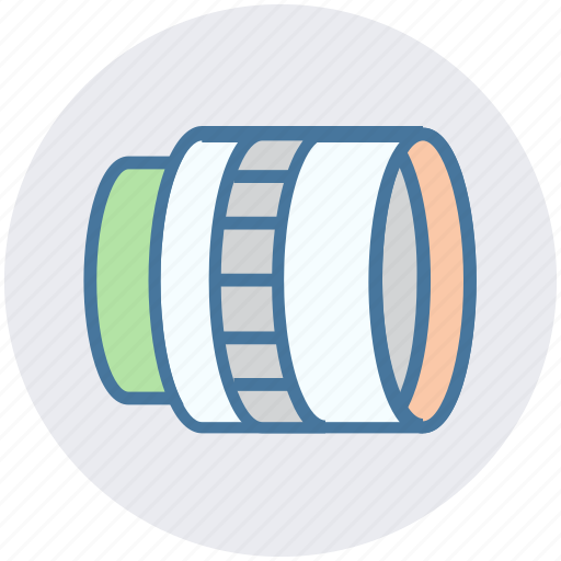 Camera, front, lens, photo, photography, telescope, tripod icon - Download on Iconfinder