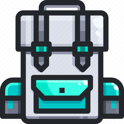 Backpack, baggage, bags, electronics, luggage, travel icon - Download on Iconfinder