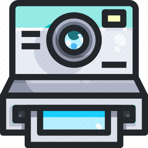 Camera, photo, photograph, photography, polaroid, vintage icon - Download on Iconfinder