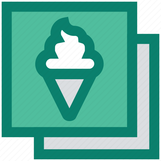 Frame, ice cream, photo, photography, picture, sweet icon - Download on Iconfinder