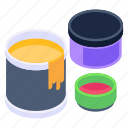 paint jars, paint colors, paint container, painting tool, paints