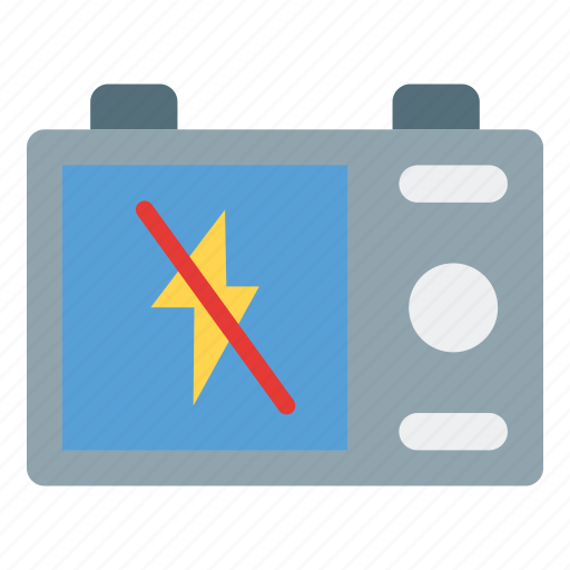 Photography, no, flash icon - Download on Iconfinder