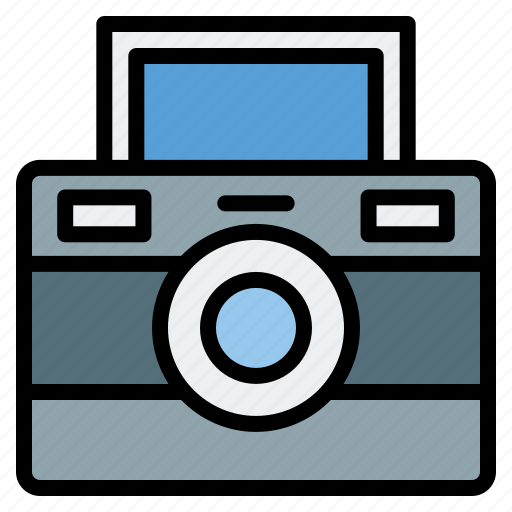 Photography, filled, instant, camera icon - Download on Iconfinder