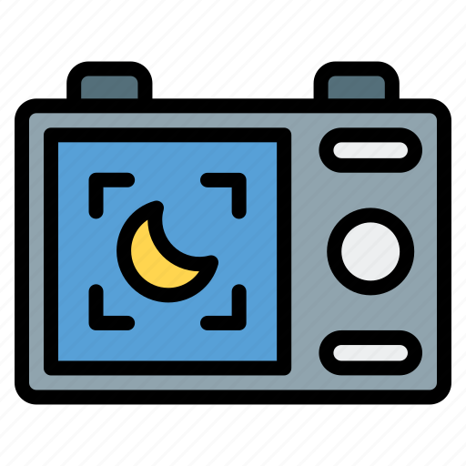 Photography, filled, night, mode icon - Download on Iconfinder