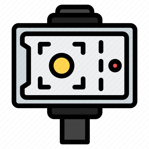 Photography, filled, selfie, stick icon - Download on Iconfinder