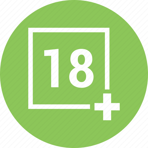 18 plus, movie, multimedia, play, player icon - Download on Iconfinder