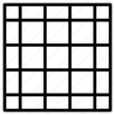 grid, square, horizontal, parallel 
