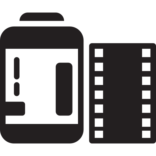 Icon, photography, film, roll, filmroll, camera icon - Free download