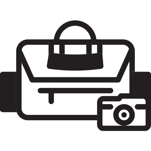 Icon, photography, bag, bagcamera, camera icon - Free download