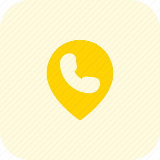 Pin, telephone, phone, call icon - Download on Iconfinder
