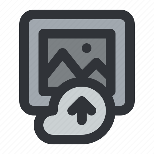 Cloud, image, photo, picture, upload, arrow icon - Download on Iconfinder