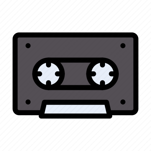 Cassette, tape, music, media, audio icon - Download on Iconfinder