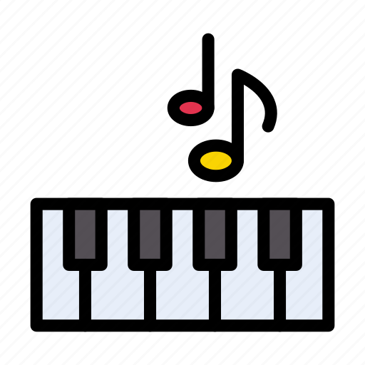 Piano, tiles, music, instrument, media icon - Download on Iconfinder