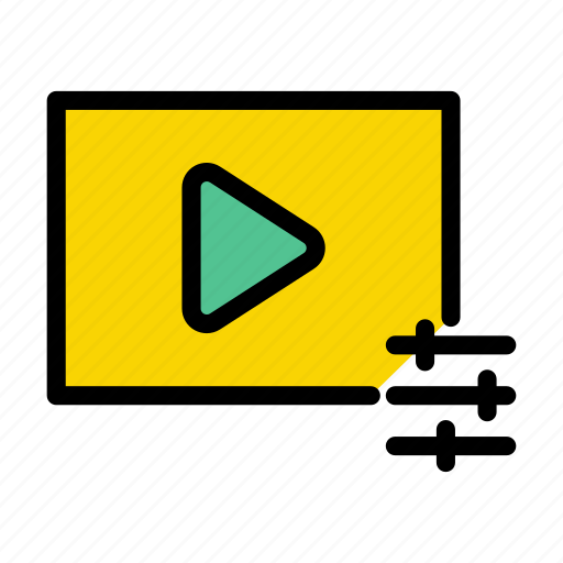 Video, setting, adjustment, control, media icon - Download on Iconfinder