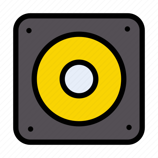 Woofer, loud, media, sound, music icon - Download on Iconfinder