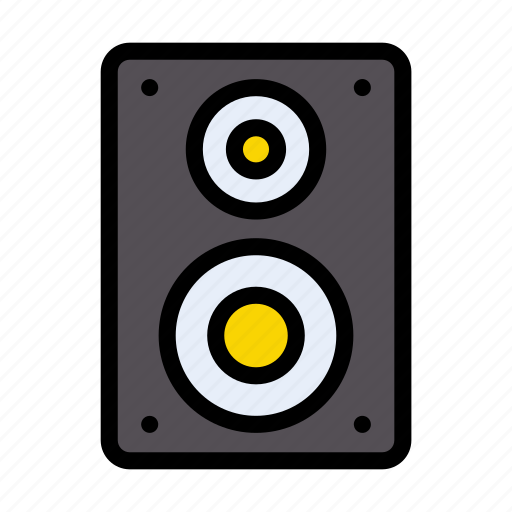Woofer, speaker, loud, audio, media icon - Download on Iconfinder