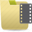 folder, video camera, data, storage