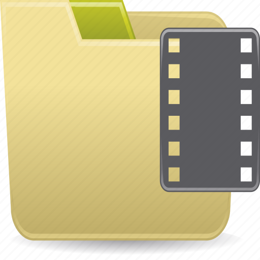 Folder, video camera, data, storage icon - Download on Iconfinder