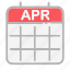 numbers, calendar, april, dates, month, date 