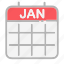 calendar, date, dates, january, month, numbers, ui 