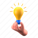 bulb, light, lamp, energy, hand holding light bulb, device, gadget, technology, electronics 