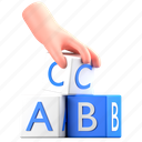 abc block, abc, blocks, alphabet, cubes, education, school, learning, student 