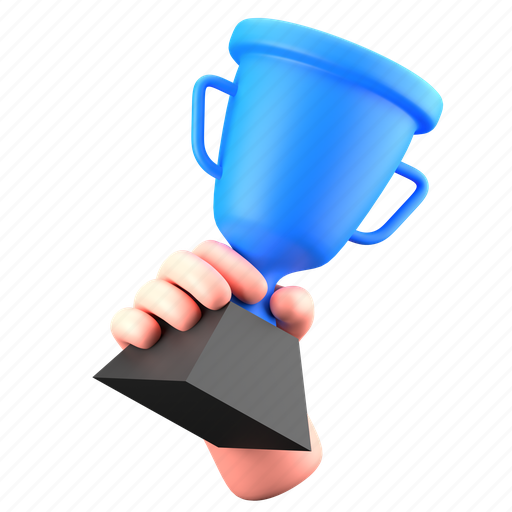 Trophy, champion in the class, award, winner, achievement, education, school 3D illustration - Download on Iconfinder