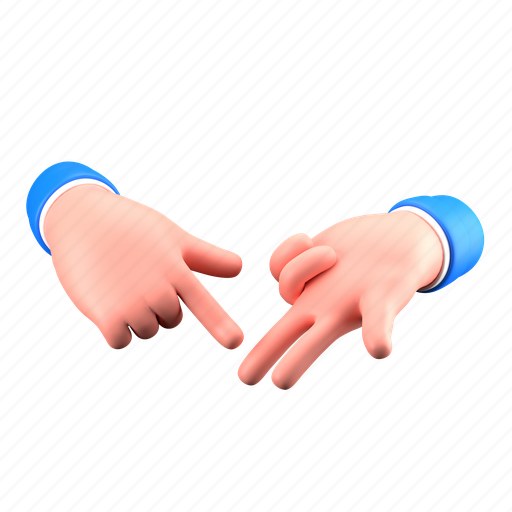 Counting, counting fingers, count, eight, touch, hand gesture, hand 3D illustration - Download on Iconfinder