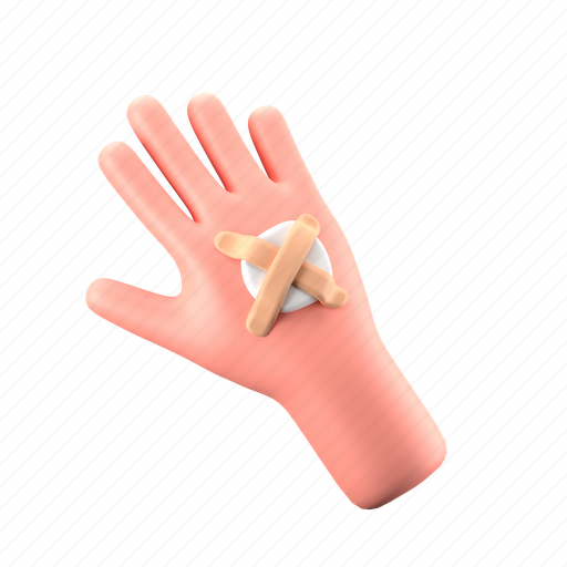 Bandage, plaster, injury, aid, wound, medical, healthcare 3D illustration - Download on Iconfinder