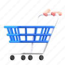 shopping cart, cart, trolley, basket, checkout, shopping, e-commerce, marketing, hand gesture 