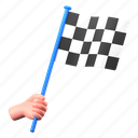 racing flag, race, checkered, start, finish, sport, game, hand gesture, finger 