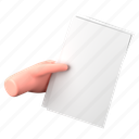 empty paper, paper, hand holding paper, file, document, stationery, office, school, supplies 