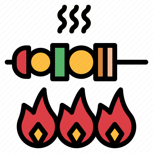 Barbecue, bbq, grill, kebab, skewer icon - Download on Iconfinder