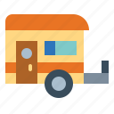 camping, caravan, trailer, vehicle