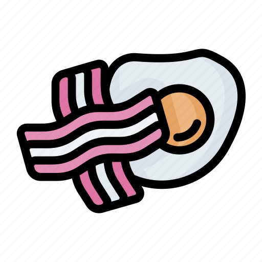Bacon, cooking, fastfood, fat, food icon - Download on Iconfinder