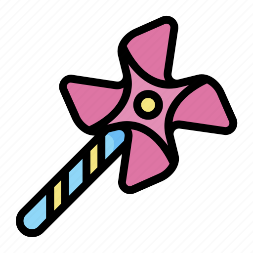 Colors, fan, pinwheel, propeller, rotate icon - Download on Iconfinder