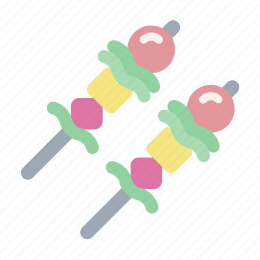 Brochette, barbecue, bbq, skewer, food icon - Download on Iconfinder