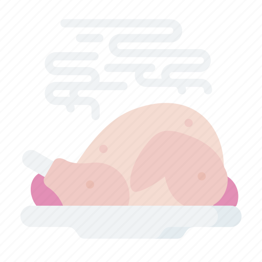 Chicken, food, lid, smoke, steam icon - Download on Iconfinder