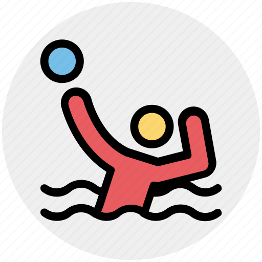 Ball, man, person, playing, pool, sport, swimming icon - Download on Iconfinder