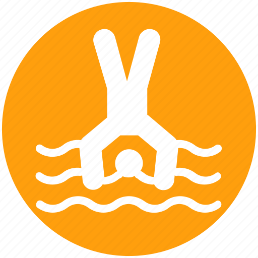 Dip, dive, jump, man, sea, swim, water icon - Download on Iconfinder