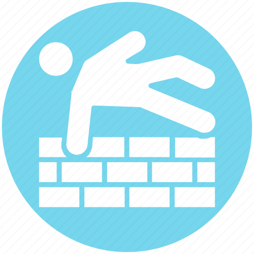 Accident, brick, elderly, fall down, fell down, man, staircases icon - Download on Iconfinder