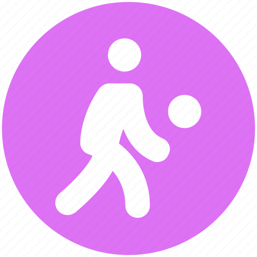 Ball, football player, player, soccer player, sportsman, volleyball, volleyball player icon - Download on Iconfinder