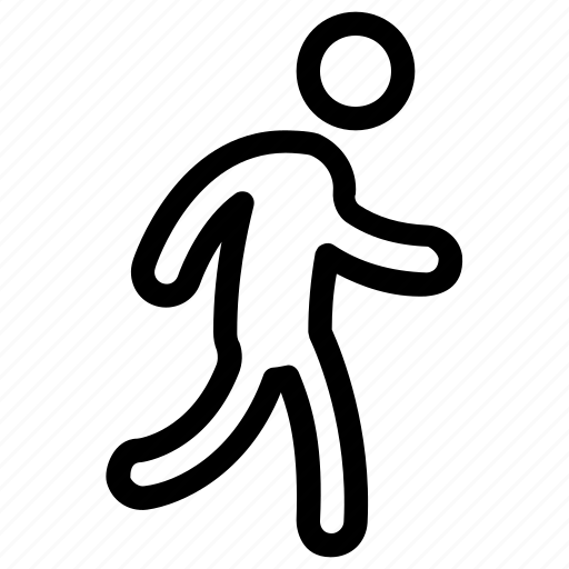 Human, man, racer, runner, walking icon - Download on Iconfinder