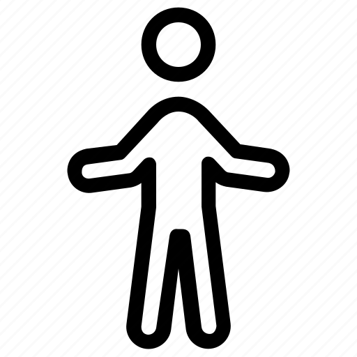 Exerciser, man, standing, stretching, workout icon - Download on Iconfinder