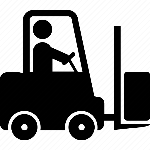 Bendi truck, delivery vehicle, distribution, fork truck, forklift icon - Download on Iconfinder