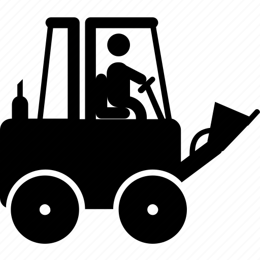 Bendi truck, delivery vehicle, distribution, fork truck, forklift icon - Download on Iconfinder
