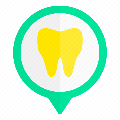 Dentist, dental, location, pin, pointer icon - Download on Iconfinder